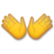 Open Hands emoji on LG